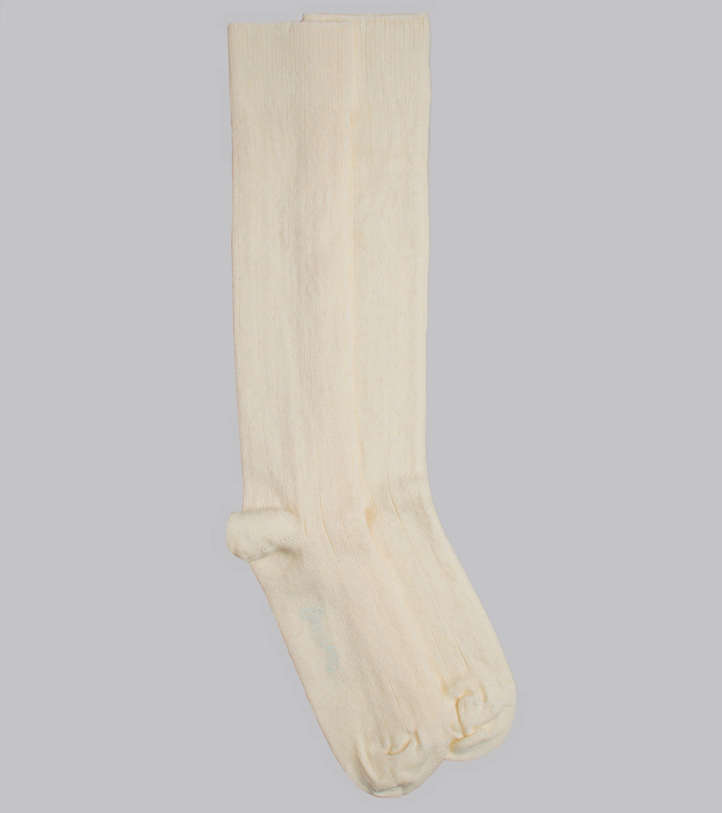 Wide-Rib Cashmere-blend Socks Cream