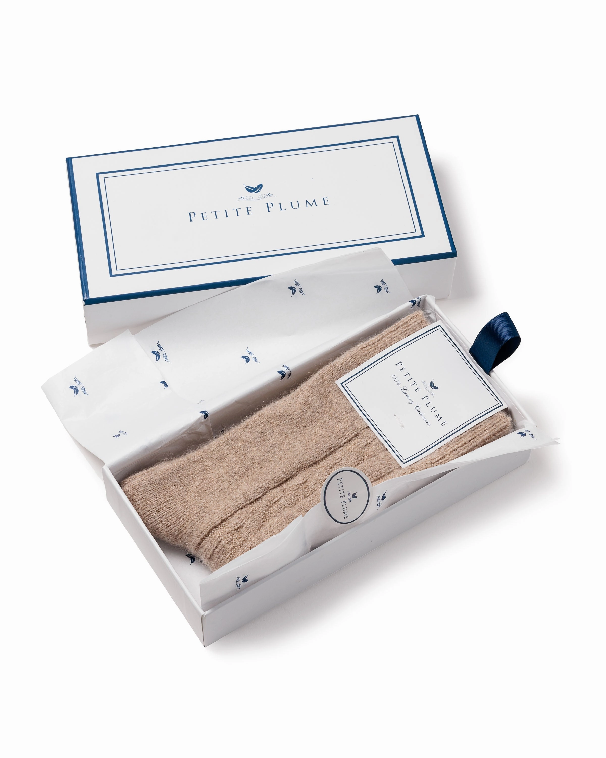 Women's Cashmere Socks in Navy