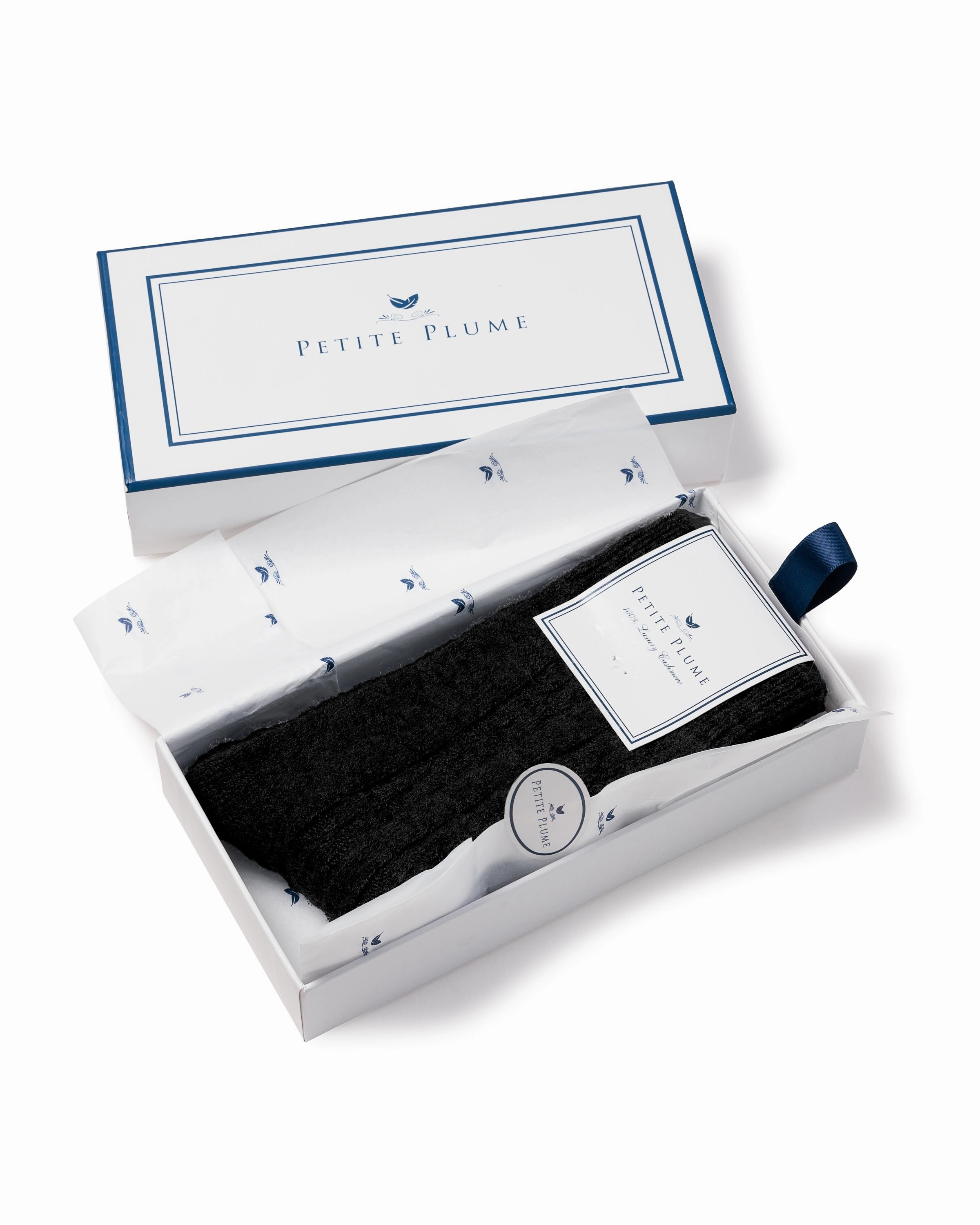 Women's Cashmere Socks in Navy