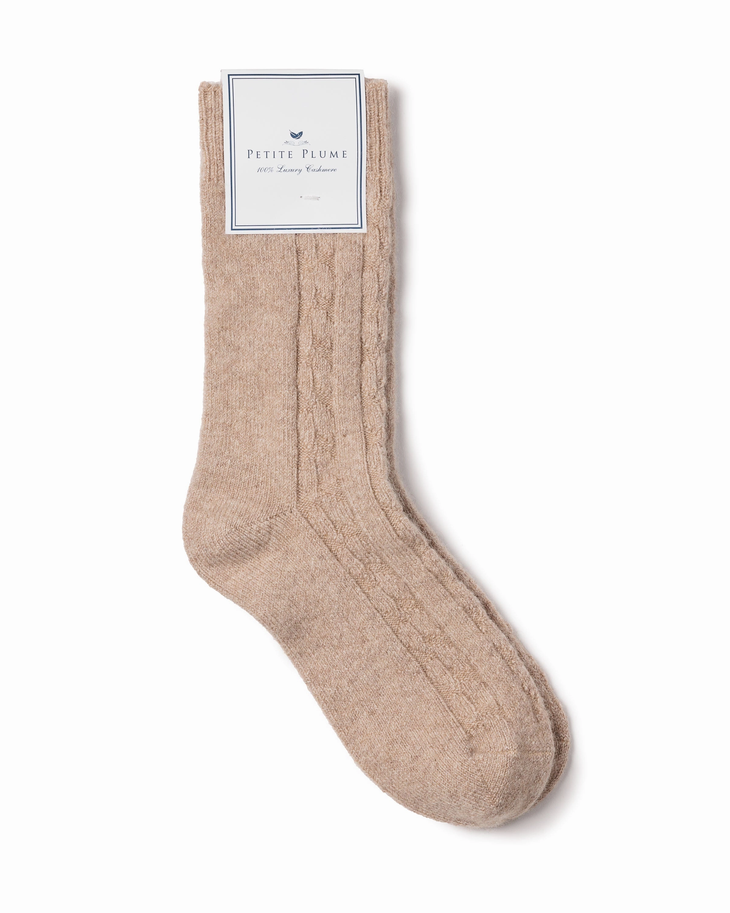 Women's Cashmere Socks in Navy