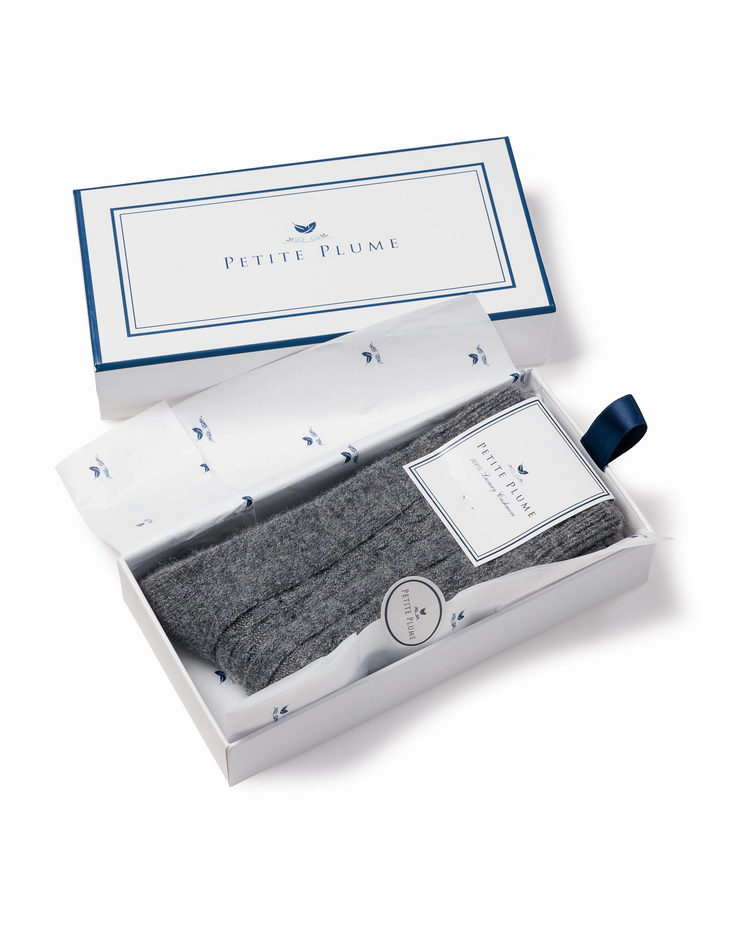Women's Cashmere Socks in Navy